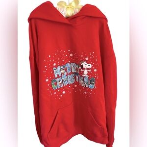 Child’s Christmas Snoopy Sweatshirt Size XL